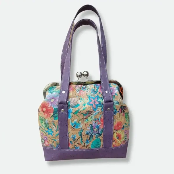 beugeltas paars achterkant sensationele kurk beugeltas paars achterkant