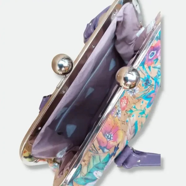 beugeltas paars binnenkant sensationele kurk beugeltas paars binnenkant