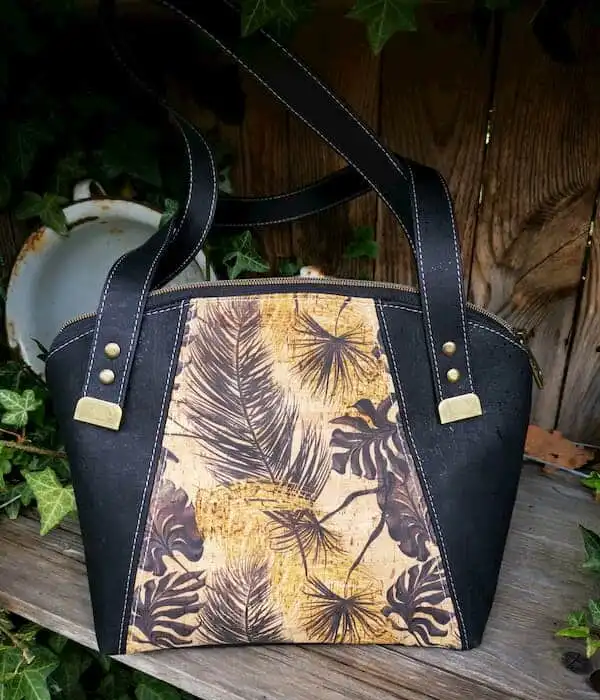 zwarte schoudertas lola schoudertas zwart kurk