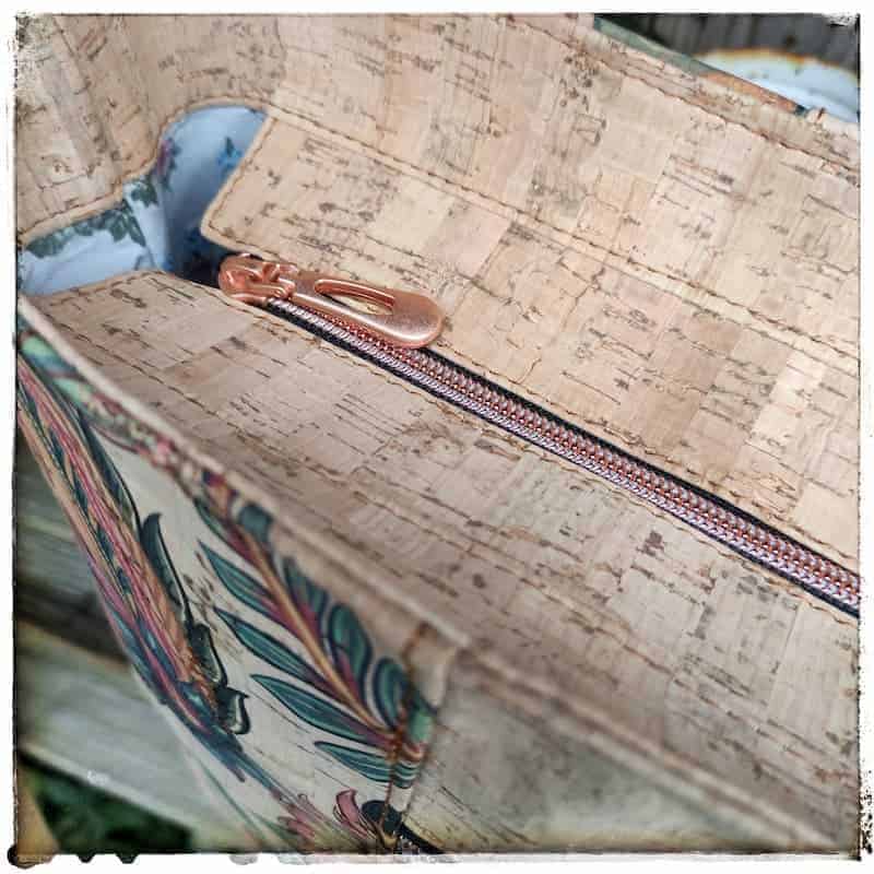 schoudertas beige bovenkant schoudertas naturel kurk bovenkant