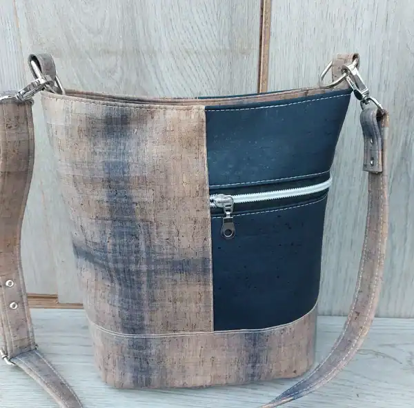 Achterkant tas met rits Achterkant tas met rits