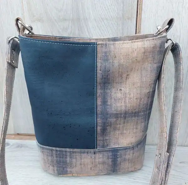 schoudertas-denim-voorkant schoudertas kurk denim look