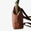 Beugel rugtas bruin zijkant Rugtas kurk met beugel bruin zijkant
