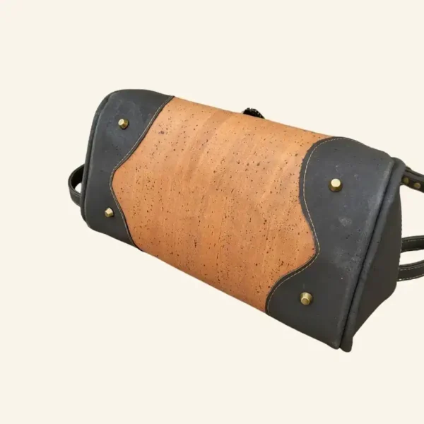 Kleine dokterstas terracotta onderkant Kleine dokterstas dames terracotta binnenkant onderkant