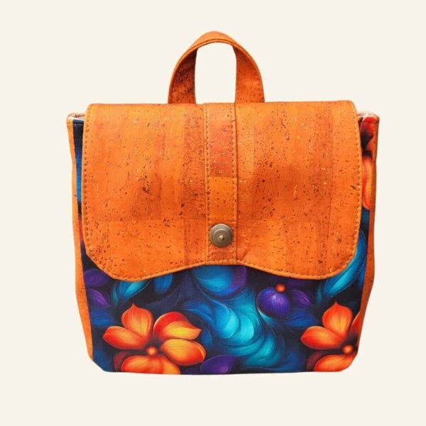 Kleine rugtas oranje kurk Kleine rugtas oranje kurk