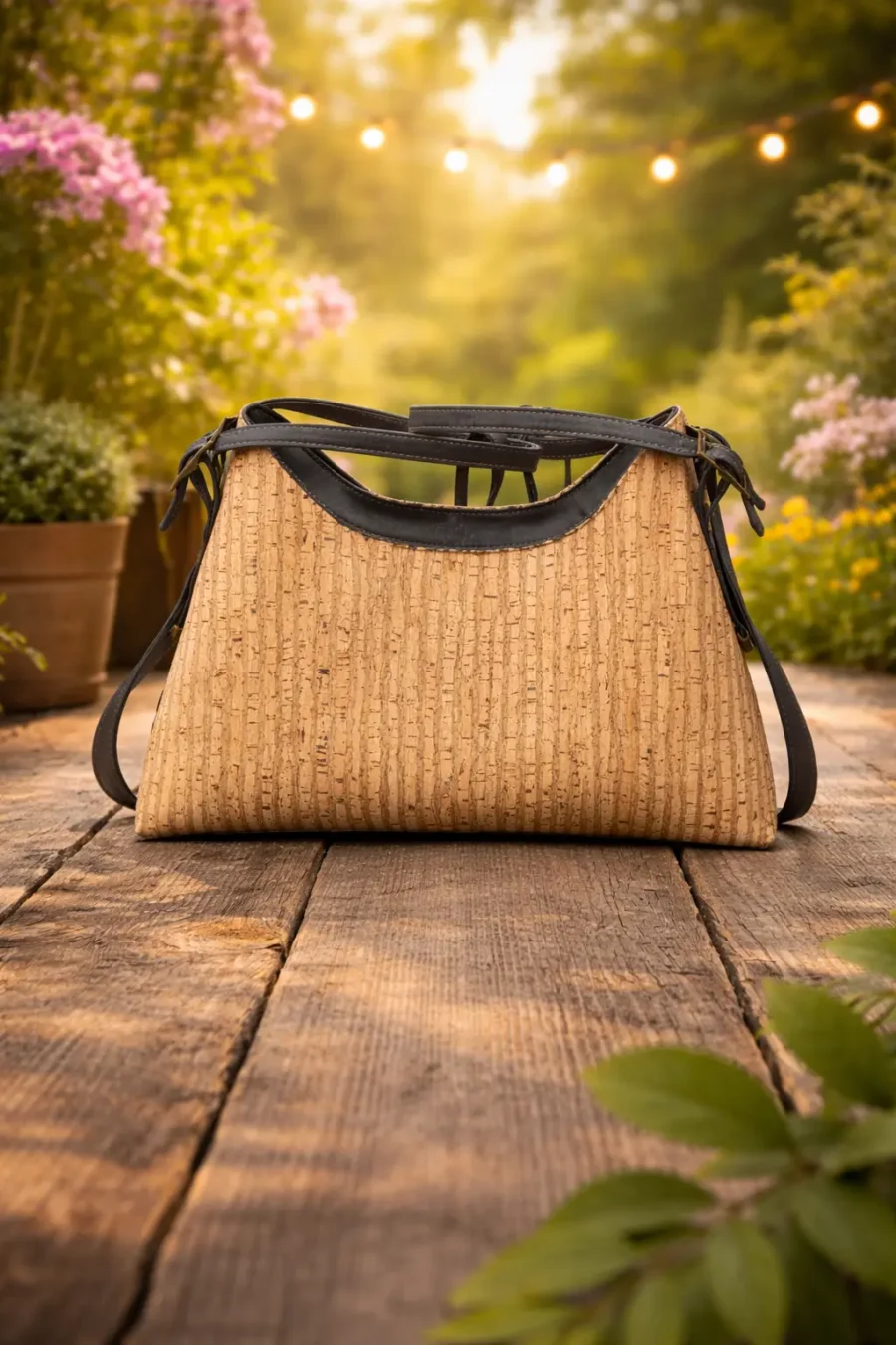 luiertas mooi Grote luier tas van naturel kurk